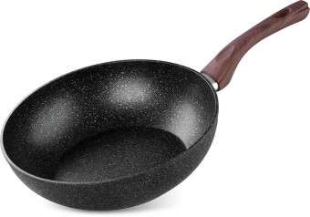 Wok Tigaie MagicHome Black Marble Line, 28 cm