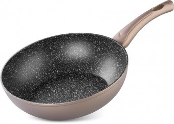 Wok Tigaie MagicHome Coffee Brown Line, 28 cm