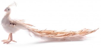 Paun MagicHome, auriu, 34x12x15 cm, puf