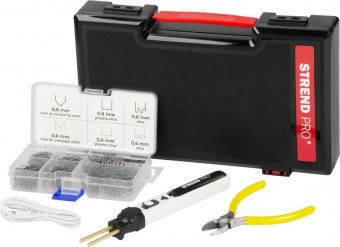 Pen Strend Pro, sudare, pentru materiale plastice, 2000 mAh. Incarcare USB, cu accesorii