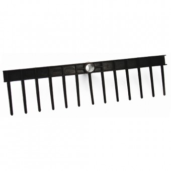Grebla din plastic, 13 dinti, fara maner