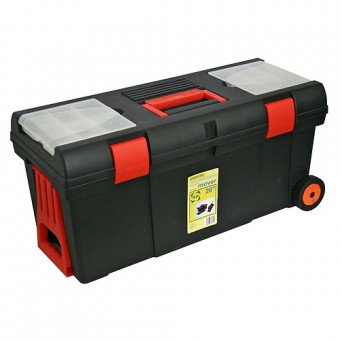 Cutie de scule din plastic
 Mâner reglabil 660x300x320mm
- cu roti, max. 15 kg