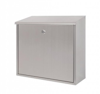 Cutie poștală FLATBOX 2, Oțel inoxidabil, 360x360x100 mm