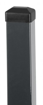 Stalp Strend Pro EUROSTANDARD, 2200/60x40/1,25 mm, antracit, pătrat, capac, Zn+PVC, RAL7016