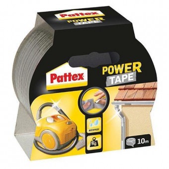 Bandă de putere Pattex®, 50 mm, L-10 m, argintie