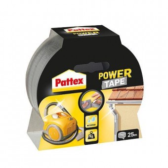 Bandă de putere Pattex® 50 mm, L-25 m, argintie