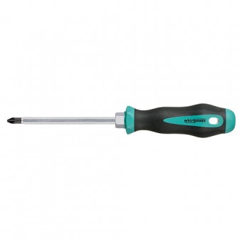Șurubelniță Pozidrive Whirlpower® PZ2 / 100mm, șurub hexagonal, DIN8764, oțel aliaj de silicon S2