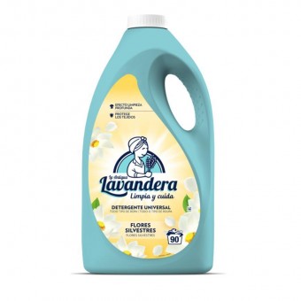 Gel de spalat Lavandera, flori salbatice, 4500 ml/90 doze de spalare, pentru spalat