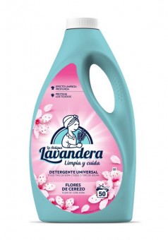 Gel de spalat Lavandera, flori de cires, 2500 ml/50 doze de spalare, pentru spalat