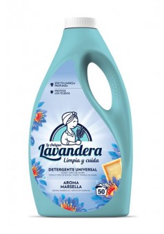 Gel de spalat Lavandera, sapun de Marsilia, 2500 ml/50 doze de spalare, pentru spalat