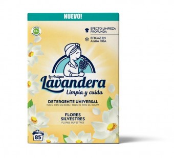 Pulbere de spălat Lavandera, flori sălbatice, 4675 g/85 doze de spălat, pentru spălat