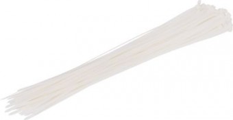 Bandă de tragere Strend Pro CT66BW, 1000x9 mm, 50 buc, albă, nailon, legare