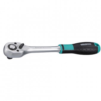 Mâner cu clichet Whirlpower 3/8, DIN3122, 72T, Cr-V, cu comutator de direcție