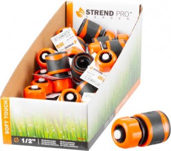 Cuplare rapidă Strend Pro SoftTouch C3004RDX, 1/2, STOP R, pentru furtun, grădină, Sellbox 25 buc