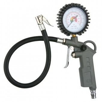 Pistol de clătire cu manometru Strend Pro, pentru compresor