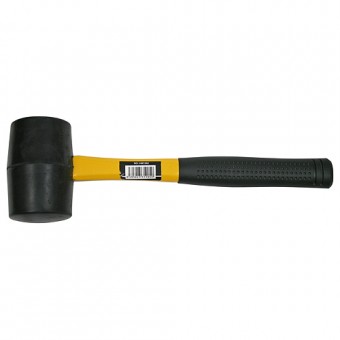 Ciocan de cauciuc 340 g Strend Pro, maner metalic cu maner TPR