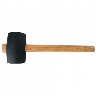 Ciocan cauciuc 450 g Strend Pro, maner din lemn