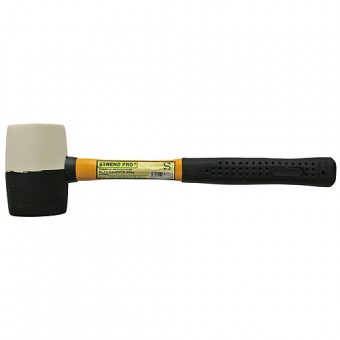Ciocan cauciuc 900 g Strend Pro, maner metalic cu maner TPR