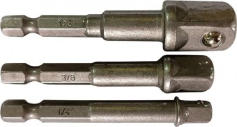 Set de adaptoare Strend Pro, pentru burghiu, 1/4, 3/8, 1/2