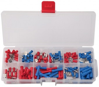 Set conectori electrici Strend Pro TS411, 144 buc