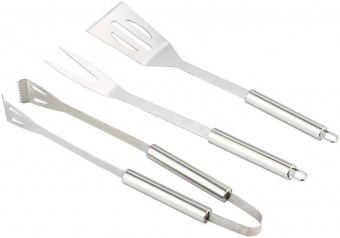 Set de scule Strend Pro Grill, pentru grătar și prăjire, oțel inoxidabil, 3 piese