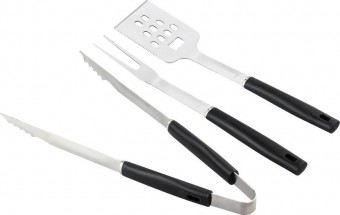 Set de scule Strend Pro Grill, pentru grătar și prăjire, oțel inoxidabil, 3 piese