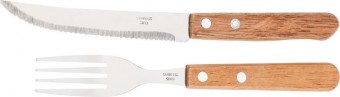 Set furculite si cutite Strend Pro Grill, pentru friptura, 12 bucati