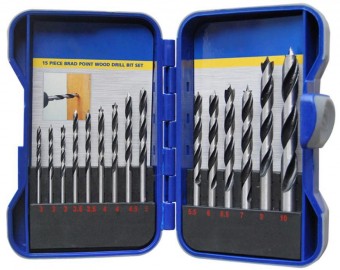 Set de burghie Strend Pro, pentru lemn, pachet. 15 buc