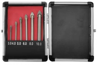 Set de găurit Strend Pro, pentru sticlă, pachet. 6 buc