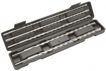 Set de burghie Strend Pro, SDS +, 10, 12, 16, 18, 20 mm x 450 mm, pachet. 5 buc