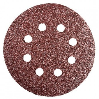 Disc abraziv KONNER D38 125 mm, P120, 8 orificii, pachet 10 buc.