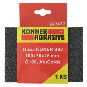 Burete de șlefuit KONNER S92 100x70x25 mm, G180, AluOxide