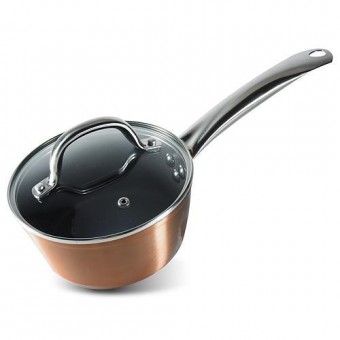 Tigaie MagicHome Copper Line, 16 cm, 1,2 litri, cu capac