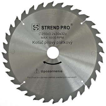 Disc ferăstrău pentru lemn 300x3,2x30 36 dinți Strend Pro, placă SK