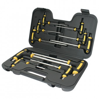 Set de șurubelnițe 10 buc Strend Pro, hexagonal, Cr-V, suport t