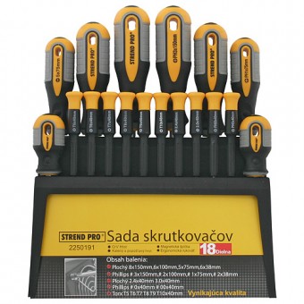 Set de șurubelnițe 18 buc Strend Pro