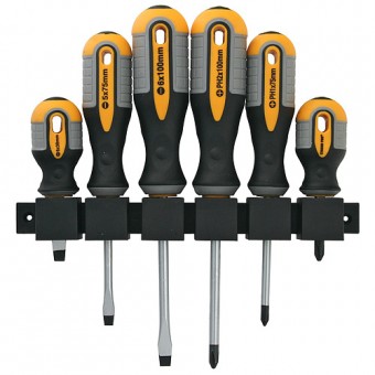 Set de șurubelnițe 6 buc Strend Pro, PL6x38, 5x75, 6x100, Ph 2x100, 1x75, 2x38mm