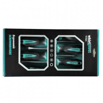 Set de șurubelnițe, 6 buc Whirlpower, ergonomice