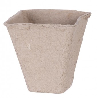 Tava pentru rasaduri Herrison P1018, hartie, 8x8 cm, 1 ambalaj. 18 bucati