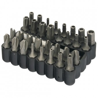Set biți 33 buc Strend Pro , Cr-V, biți+capete + suport