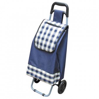 Geantă cărucior de cumpărături Zoltan, PE/PVC, EVA, 25 kg, 35x30x94 cm