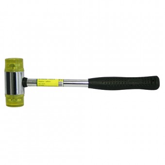 Ciocan din silicon Strend Pro 40 mm, maner metalic cu maner TPR