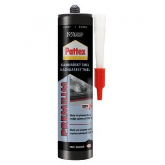 Silicon Pattex Premium Kachliarsky, negru, 280 ml