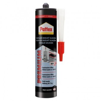 Silicon Pattex Premium Rezistent la căldură, roșu, 280 ml