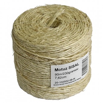Snur sisal 03 90 m/230 g, TubePack