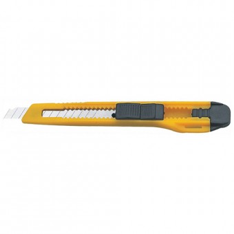 Cuțit cu lamă snap-off 9mm Giant, control cu ​​piston-valvă