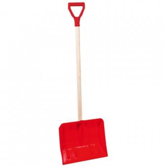 Lopata de zapada BOBAS, 285x210x850 mm, PVC, pentru copii, cu maner din lemn
