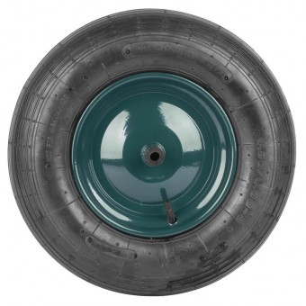 Roată solidă WBw 12, pentru roabă, 12 mm, capac din plastic