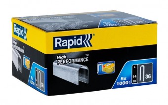 Clip RAPID 36, 14 mm, 5000 buc, DP, capse capsator, cleme pentru cablu