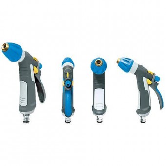 Pistol de pulverizare 4 modele AQUACRAFT, reglabil, cauciuc moale, adaptor metalic